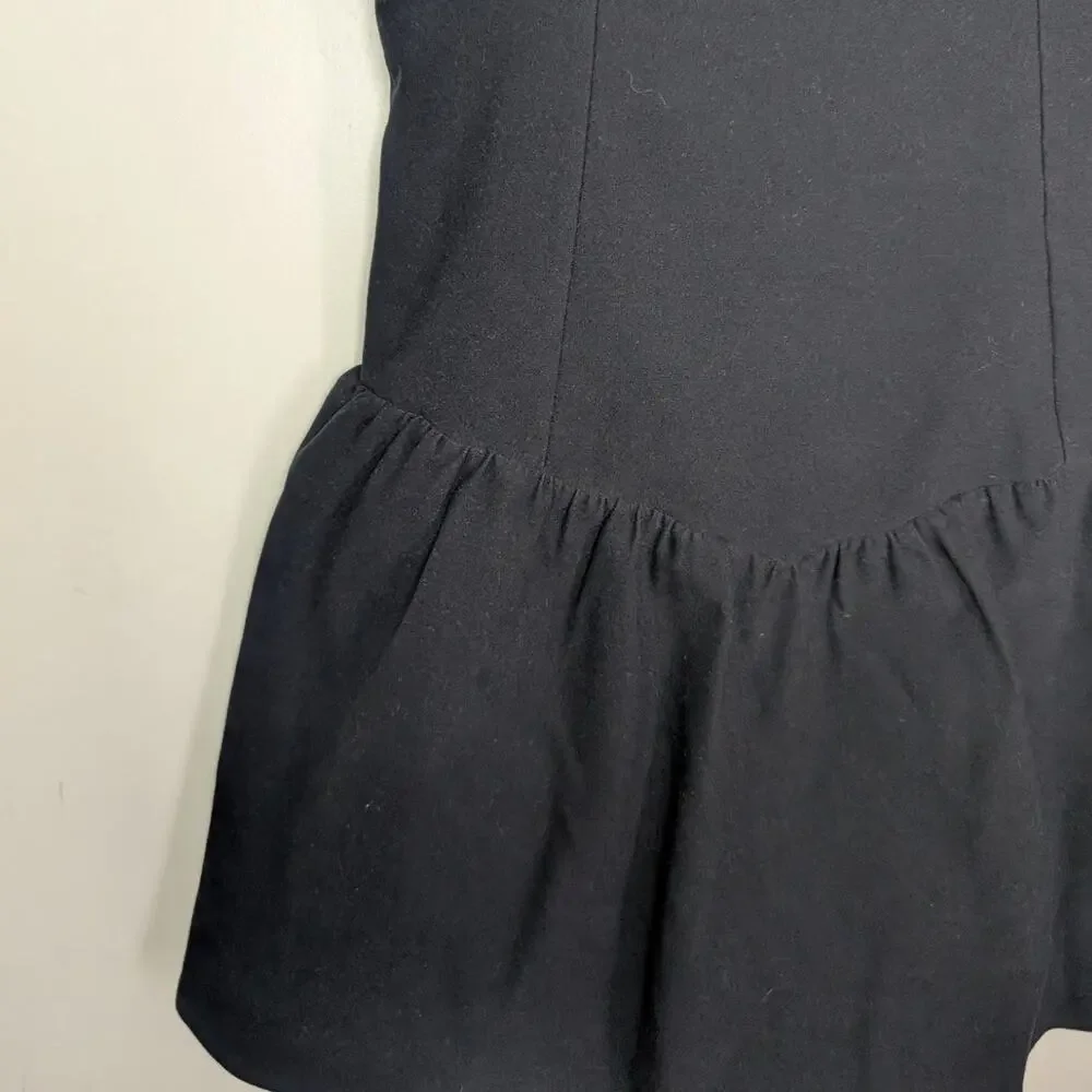 Alo Yoga Alosoft Break Point Tennis Dress in Black, Size Medium